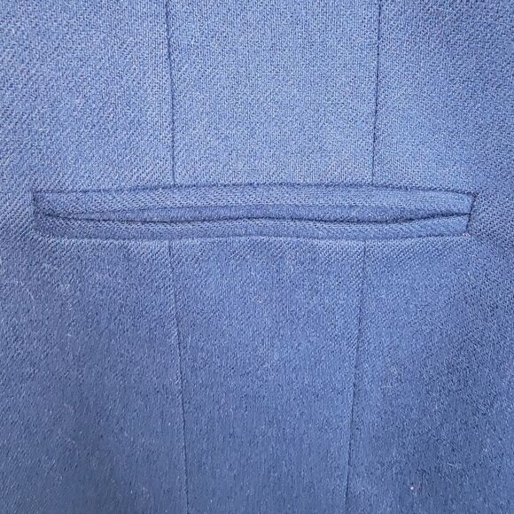 Pendleton Vintage 70s virgin wool navy blue blazer jacket size 14 - Picture 3 of 6